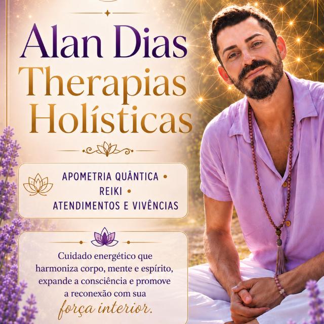 Alan Dias, terapeuta holístico